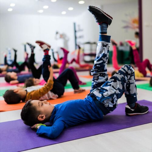 Ook voor kinderen zijn er groepslessen in de sportscholen van Il Fiore healthcenters.
