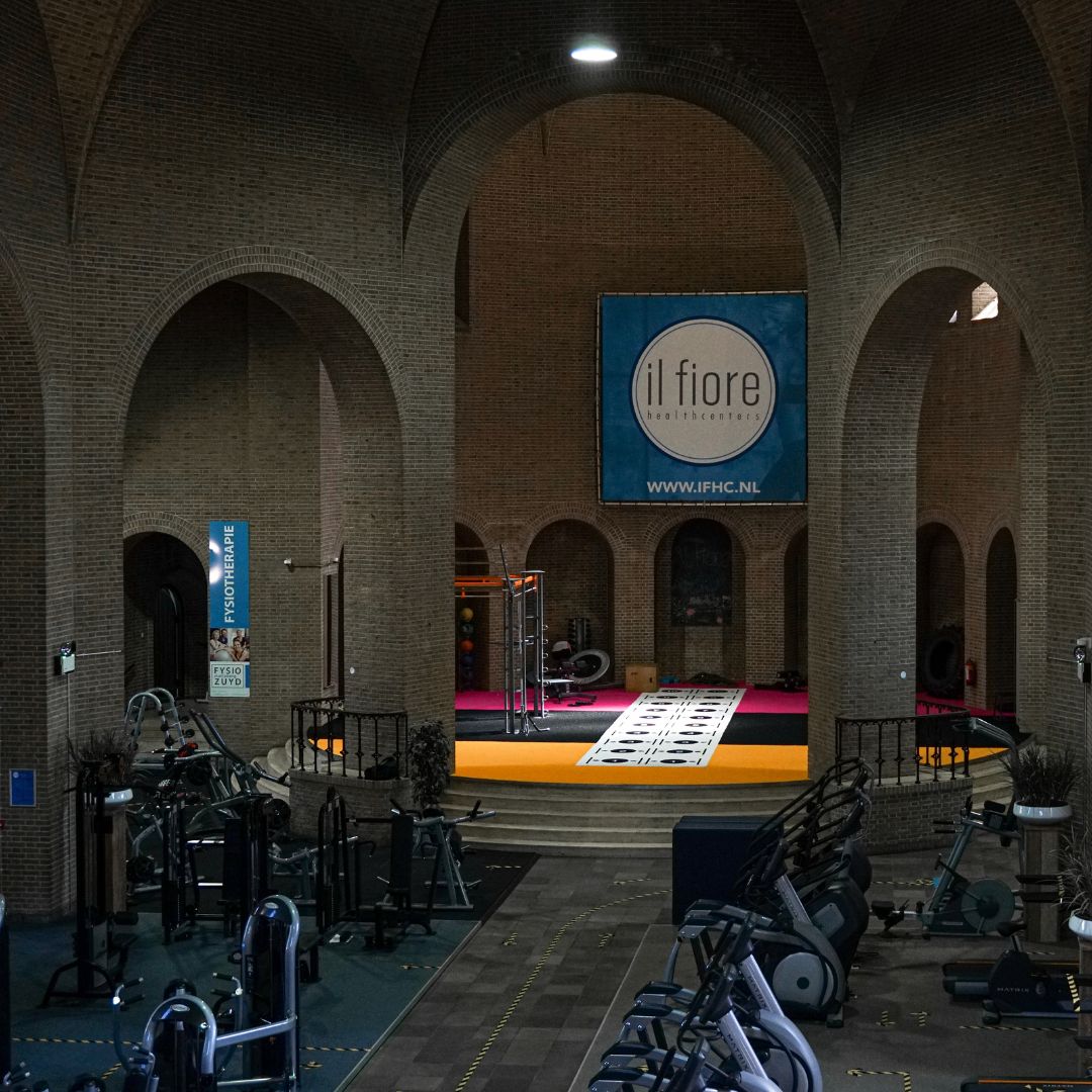 Sporten in de sportschool van Il Fiore healthcenters in Maastricht.
